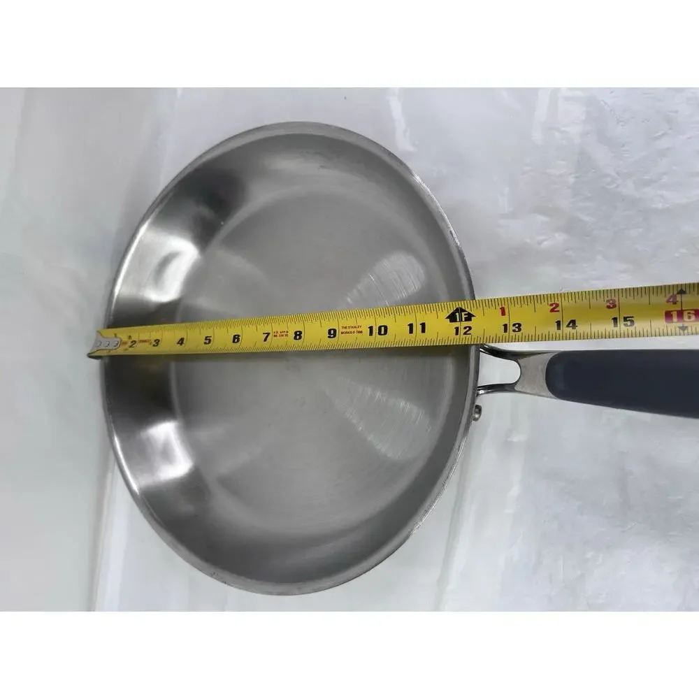 KitchenAid 10 & 12 Inch Stainless Steel Frying Sautéing Pan Skillet Heavy